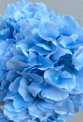 Artificial Pale Blue Hydrangea Flower Bunch