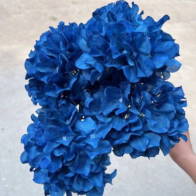Artificial Blue Hydrangea Flower Bunch