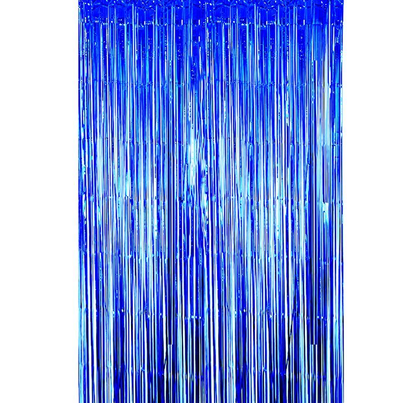 Foil Curtain Dark Blue
