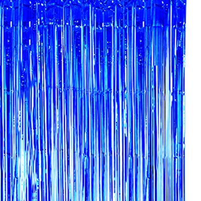 Foil Curtain Dark Blue