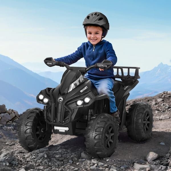 Rigo Kids Electric Ride On Car Jeep Military Off Road Toy Cars Remote 12V Olive