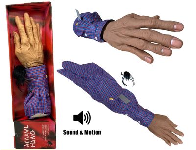 Animated a Crawl Hand– Realistic Halloween Prank Toy