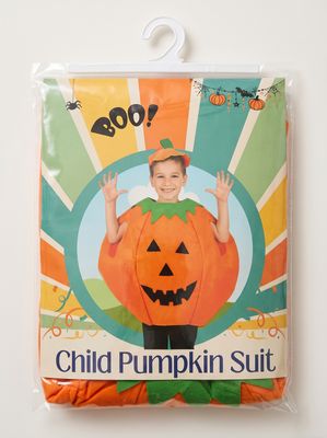 Child Pumpkin Halloween Costume