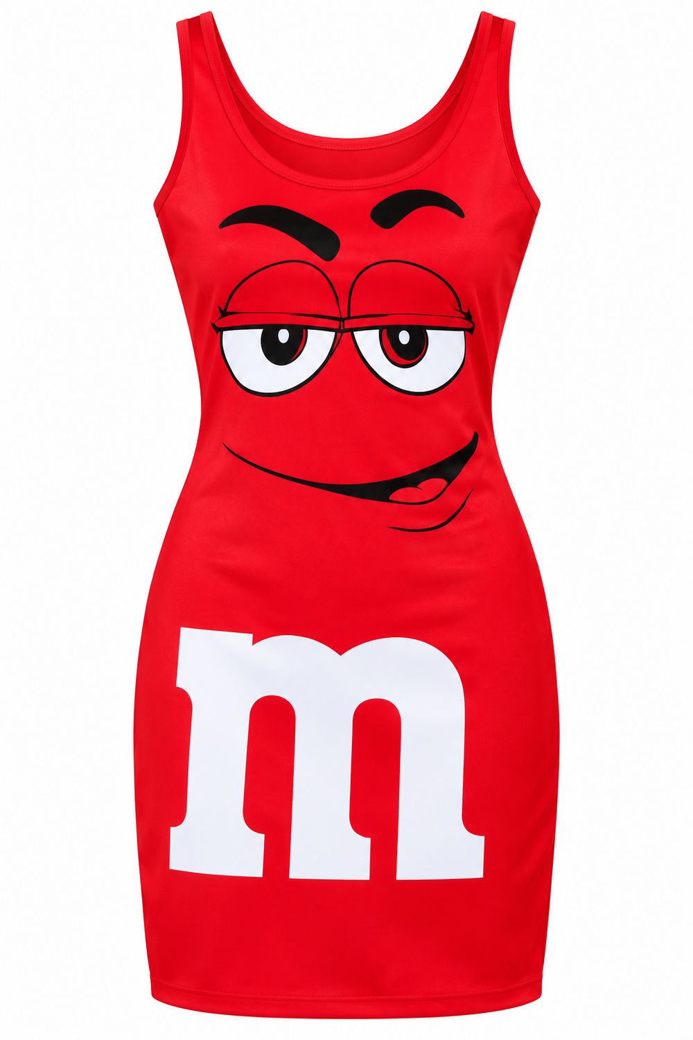 Women's Red M&amp;M Costume Dress
