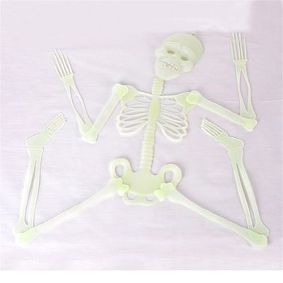 Glow-in-the-Dark Skeleton Decoration Set
