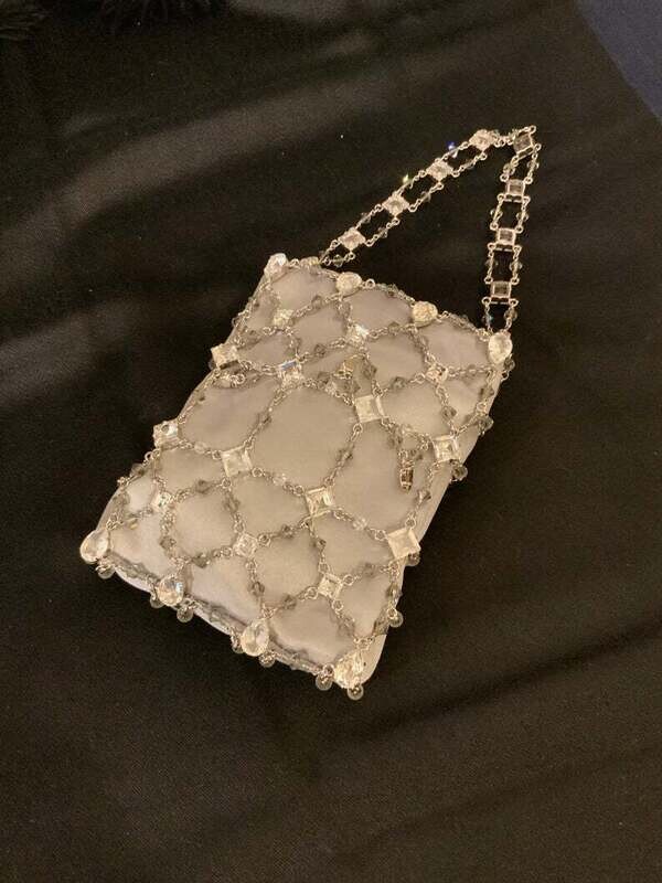 Swarovski Paris crystal evening bag