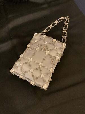 Swarovski Paris crystal evening bag