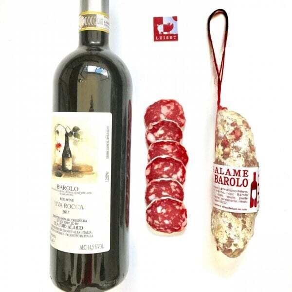 Salami ar Barolo vīnu (200gr)