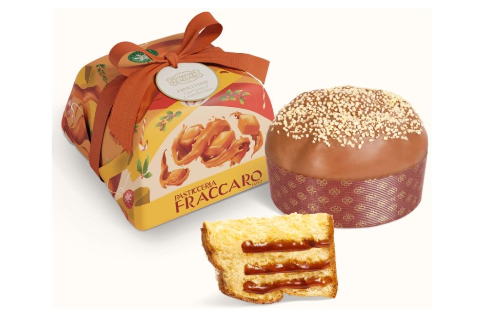 Panettone with Salted Caramel Cream