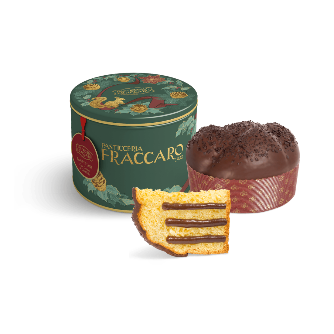 Panettone with Gianduia Cream