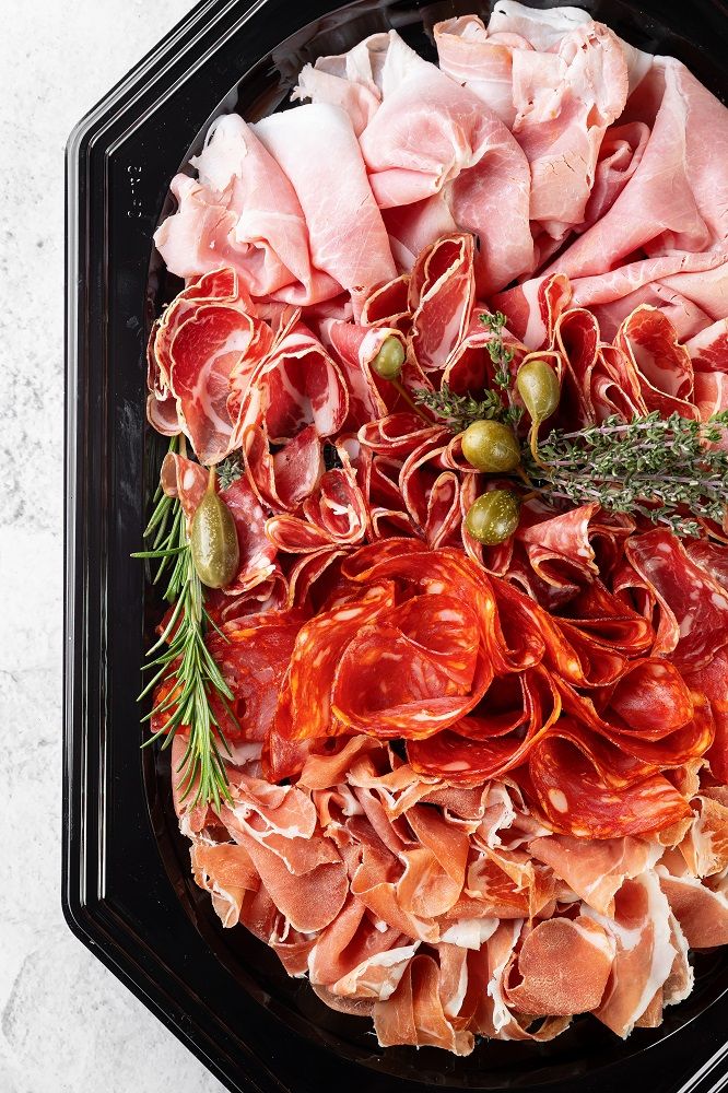 "Prosciutto &amp; Salame" plate