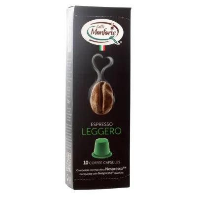 Monforte Espresso Leggero 10 capsules