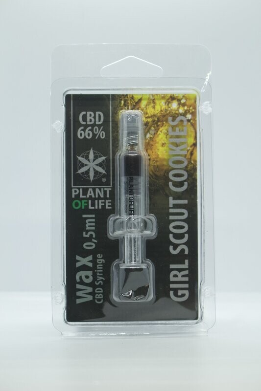 CBD WAX 66% GIRL SCOUT COOKIES 0.5ml
