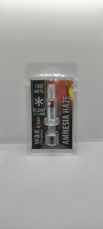 CBD WAX 66% AMNESIA HAZE 0.5ml