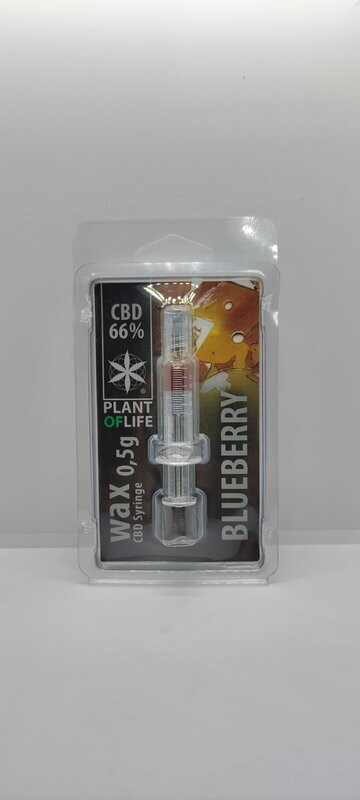 CBD WAX 66% BLUEBERRY 0.5ml
