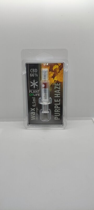 CBD WAX 66% PURPLE HAZE 0.5ml