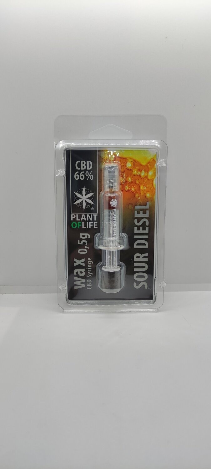 CBD WAX 66% SOUR DIESEL 0.5ml