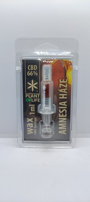 CBD WAX 66% AMNESIA HAZE 1ML