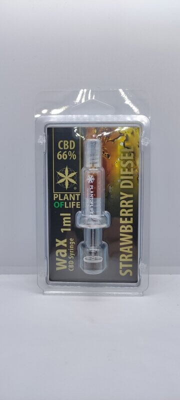 CBD WAX 66% STRAWBERRY DIESEL 1ML