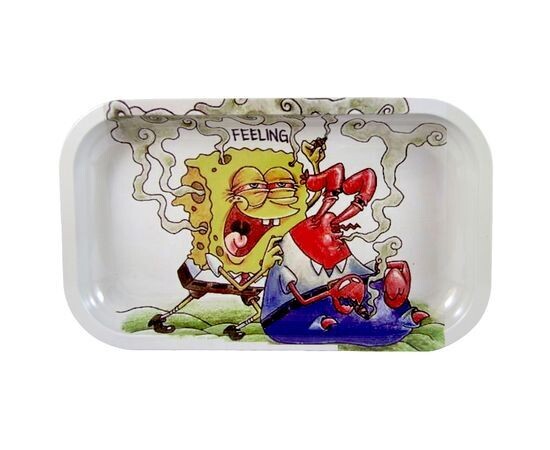 Bandeja Bob Esponja y Sr. Cangrejo 2 Tamaños A Elegir