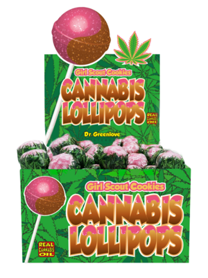 Chupa-Chups De Cannabis Girl Scout Cookies