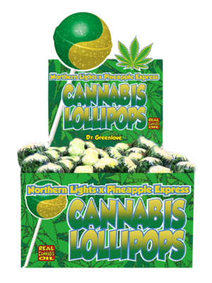 Chupa-Chups De Cannabis Nothern Lights x Pineapple Express