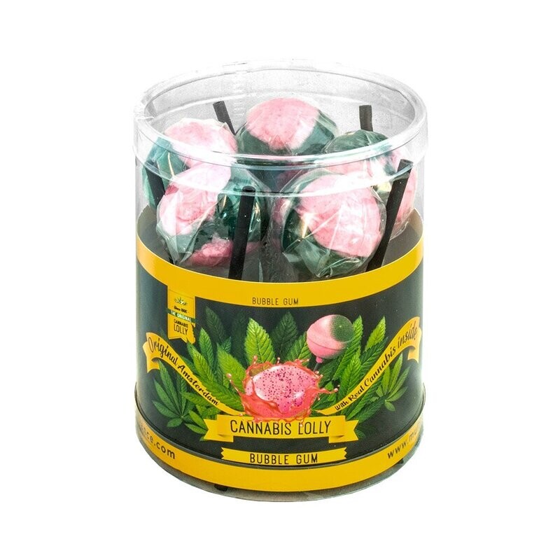 Chupa-Chups De Cannabis Bubble Gum