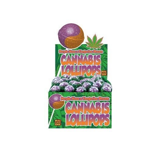 Chupa-Chups De Cannabis Purple Haze x Tangerine Dream