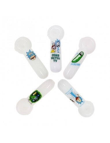 Pipa De Cristal Rick & Morty 10 CM