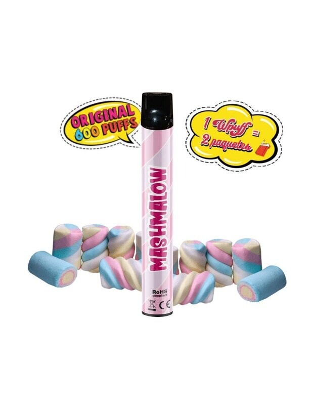 Pods Desechables 600 Puffs - MashMallow