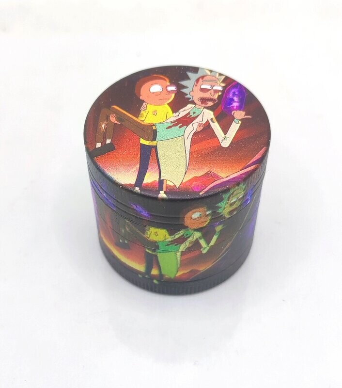 Grinder Metálico Mini Morty Salvando a Rick