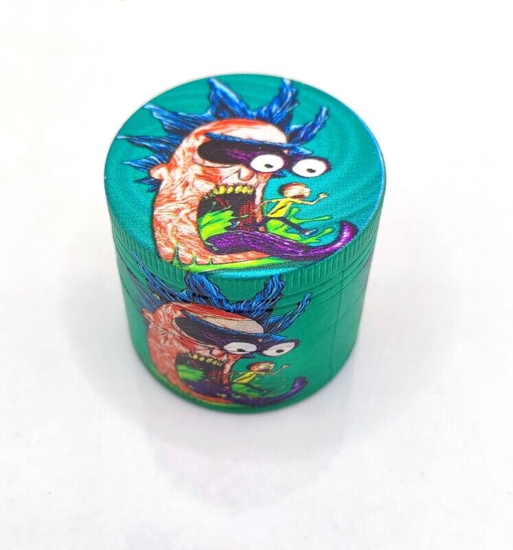 Grinder Metálico Mini Rick&Morty Psicodelico