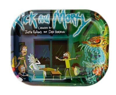 Bandeja + Tapa Magnética Rick & Morty