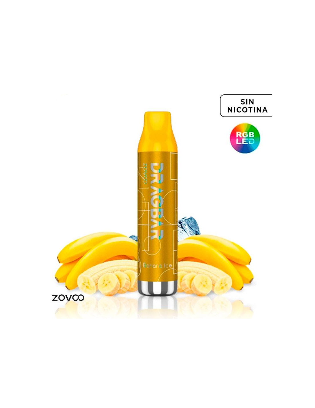 Pods Desechables 5000 Puffs + Luces Leds - Banana Ice