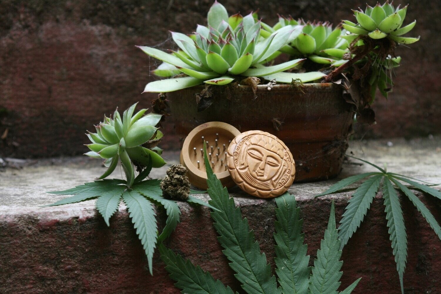 BROYEUR EN BOIS POUR FLEUR BUDDHA