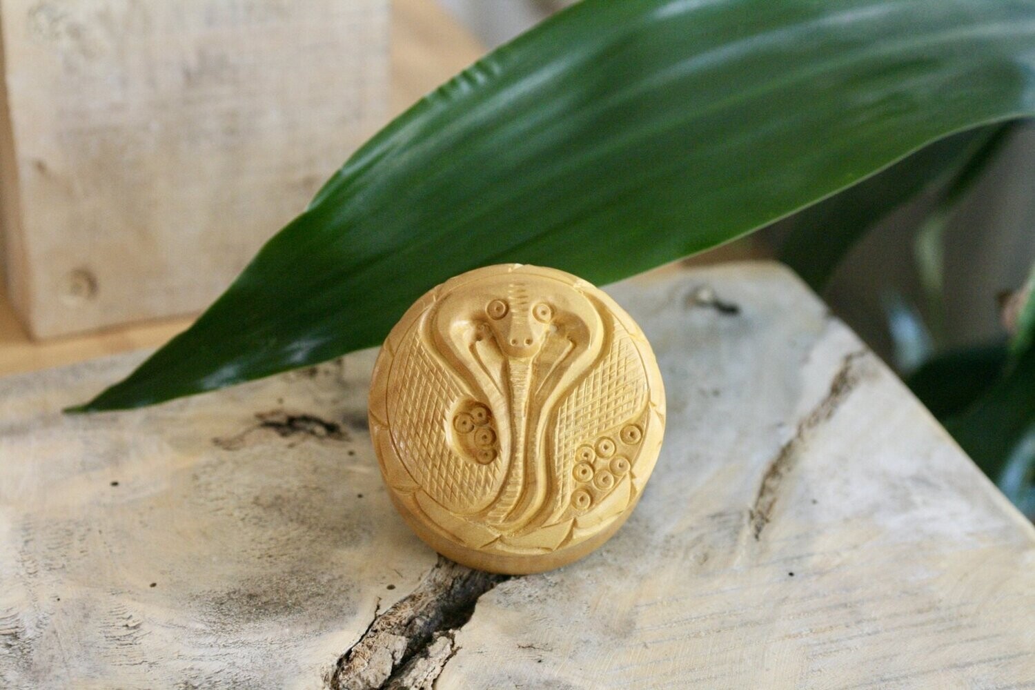 BROYEUR EN BOIS POUR FLEUR SERPENT