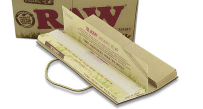 Feuille slim + filtre RAW® en chanvre naturel