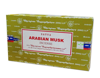 SATYA Batonnet d'Encens ARABIAN MUSK 15g SATYA Batonnet d'Encens ARABIAN MUSK 15g