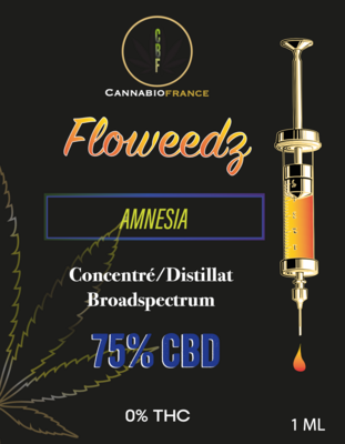 Distillat 75% CBD - Amnesia - 1ml