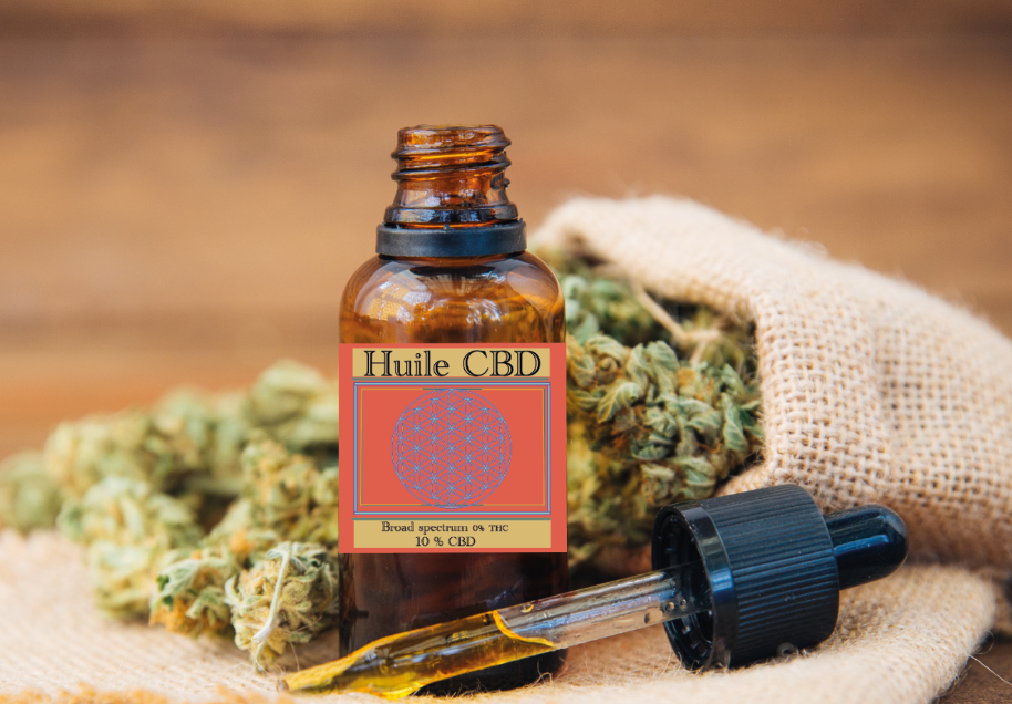 BroadSpectrum 10% CBD, 0% THC HUILE