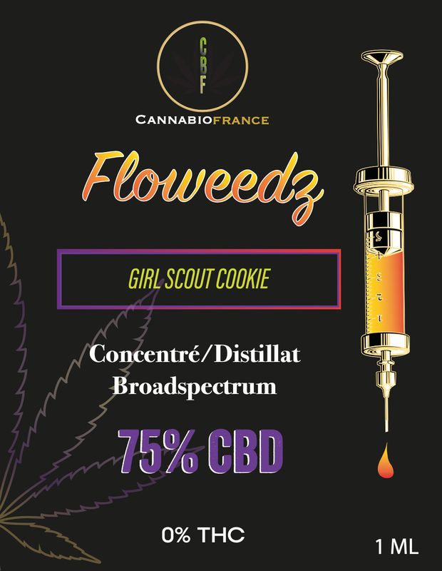 Distillat 75% CBD - Girl Scout Cookie - 1ml