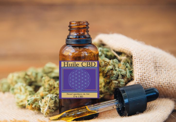 BroadSpectrum 5% CBD, 0% THC HUILE