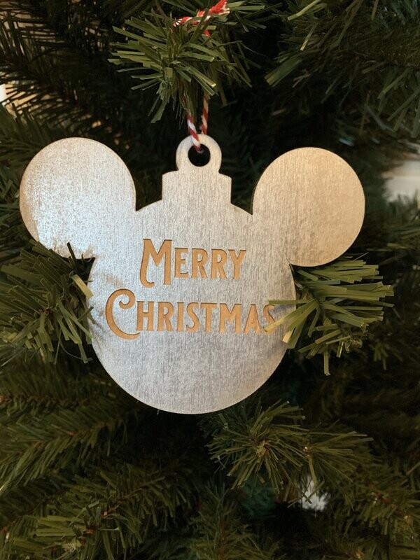 Mouse Ear Ornament (Single Ornament)