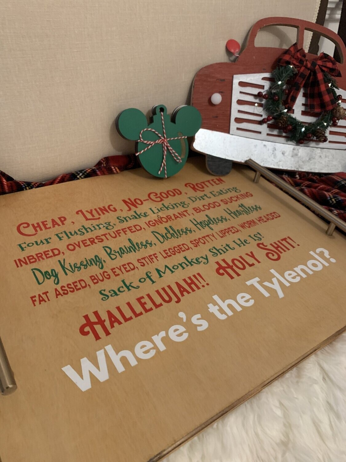 Christmas Vacation Large Serving Tray
