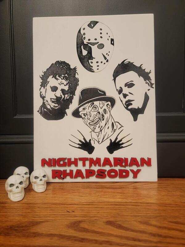 Classic Horror Heroes Sign