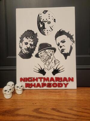 Classic Horror Heroes Sign