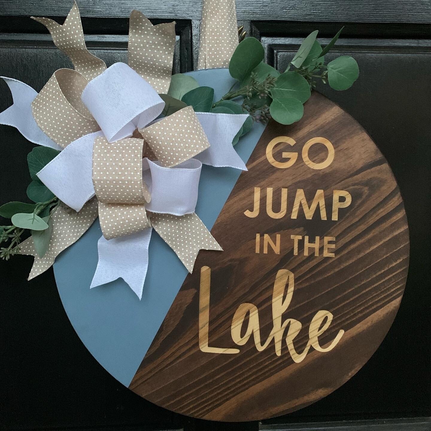 Bespoke Lake House Door Sign