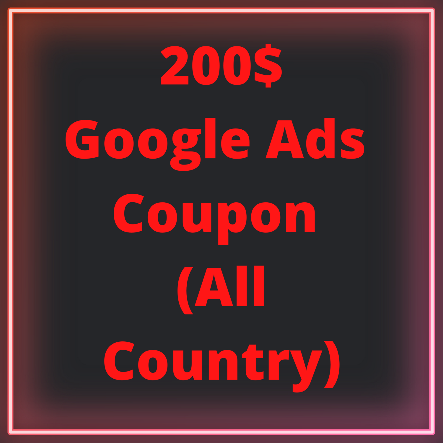 Google Ads Credit (No requirement) All country...