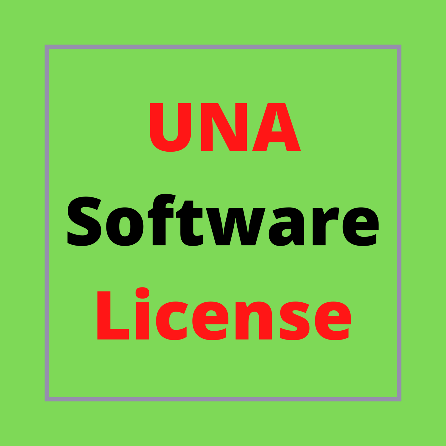 UNA Software License