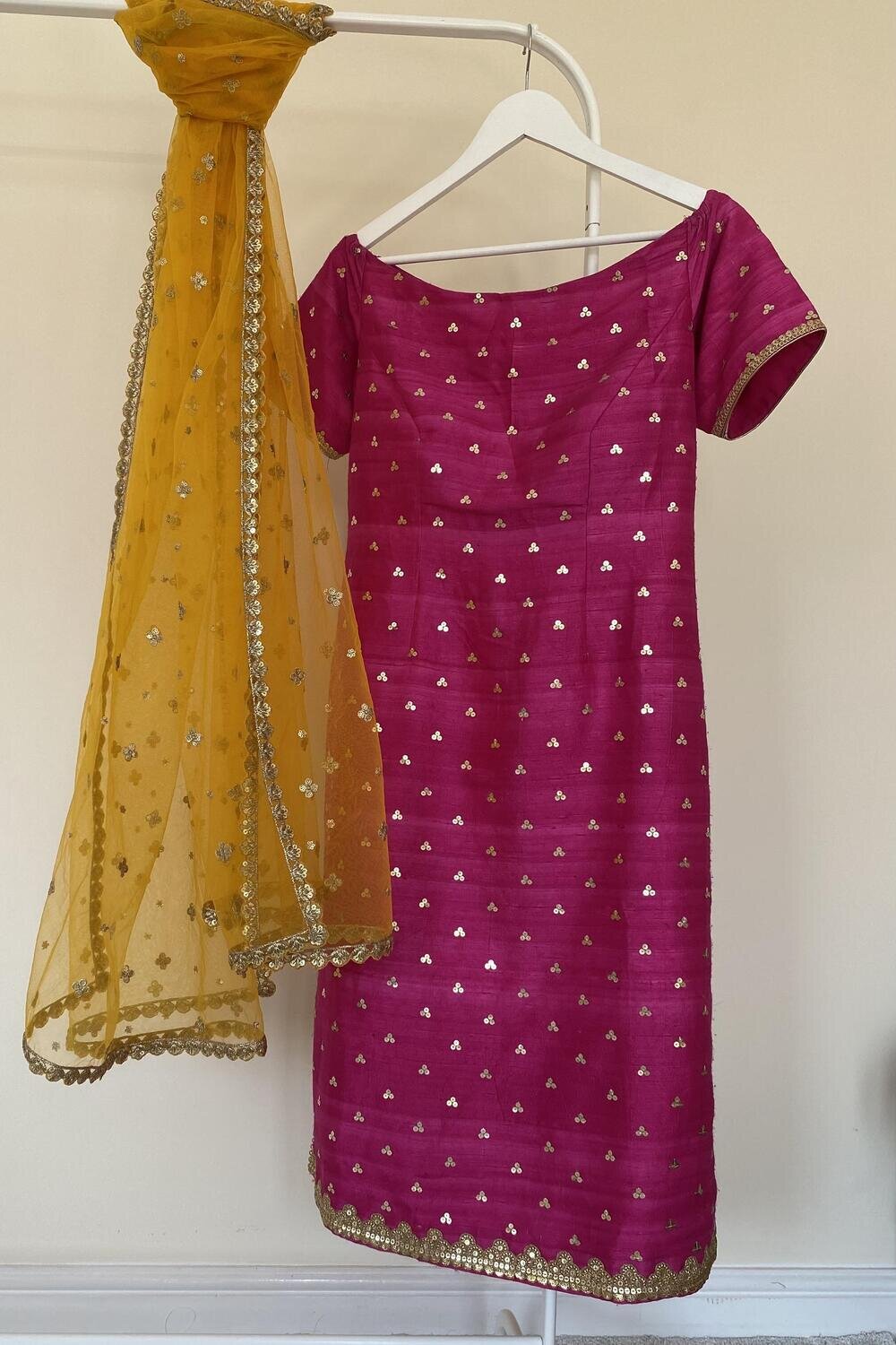 Signature Glam Pyjami Suit - Cerise